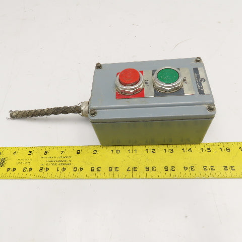 Allen Bradley 800T-2TA Start Stop Remote Push Button Pendant 600V