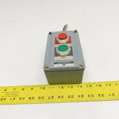 Allen Bradley 800T-2TA Start Stop Remote Push Button Pendant 600V