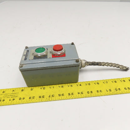 Allen Bradley 800T-2TA Start Stop Remote Push Button Pendant 600V