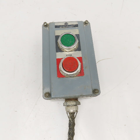 Allen Bradley 800T-2TA Start Stop Remote Push Button Pendant 600V