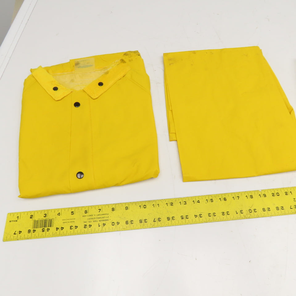 Durawear Style 1220 Size 2XL Hi-Vis PVC Rain Suit Jacket Pants Lot Of 2 Sets