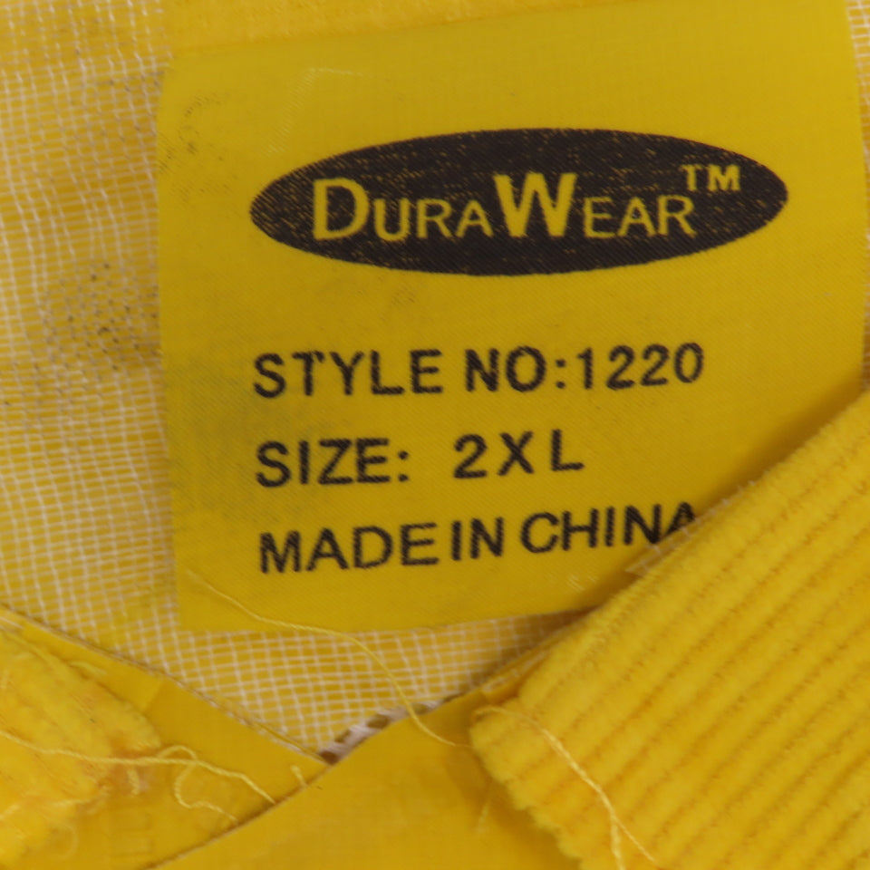 Durawear Style 1220 Size 2XL Hi-Vis PVC Rain Suit Jacket Pants Lot Of 2 Sets
