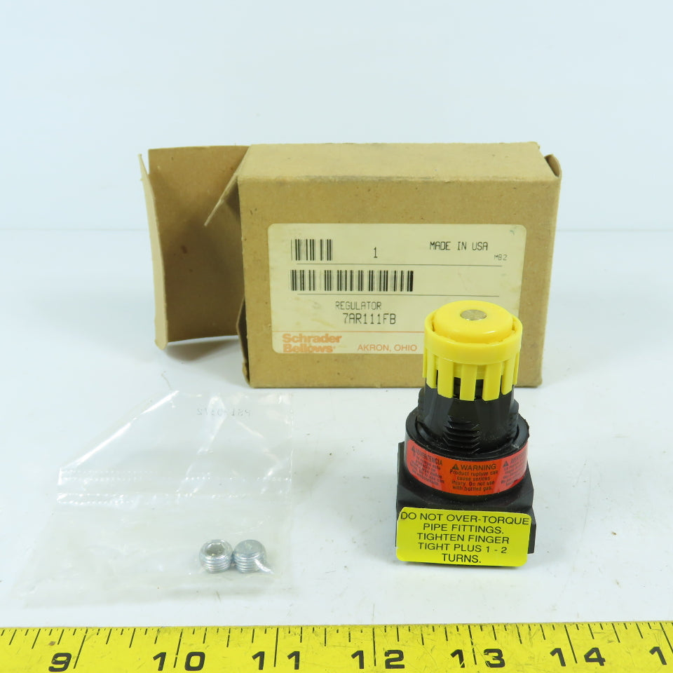 Schrader Bellows 7AR111FB MB2 1/4" Compressed Air Regulator 150 PSIG Max In