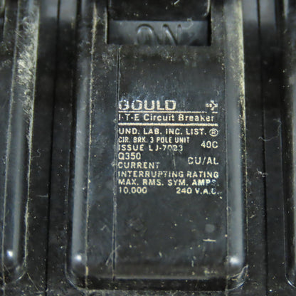Gould Q350 50A 3-Pole Circuit Breaker Plug-On