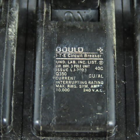Gould Q350 50A 3-Pole Circuit Breaker Plug-On