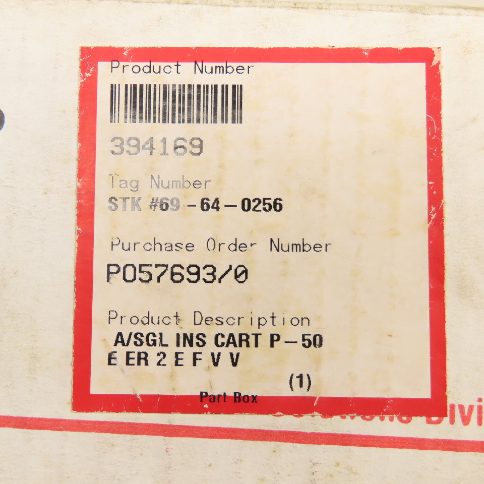 Flowserve 394169 A/SGL INS CART P-50 Flexible Stator Seal 2.375" KA119744