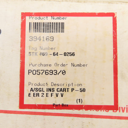 Flowserve 394169 A/SGL INS CART P-50 Flexible Stator Seal 2.375" KA119744