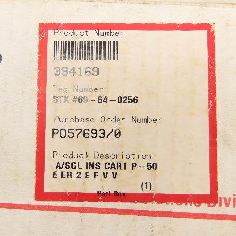 Flowserve 394169 A/SGL INS CART P-50 Flexible Stator Seal 2.375" KA119744