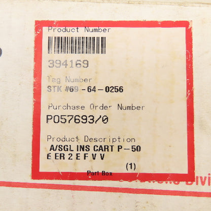 Flowserve 394169 A/SGL INS CART P-50 Flexible Stator Seal 2.375" KA119744