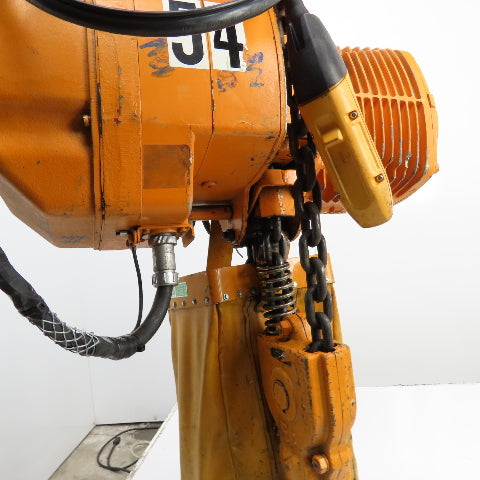 Harrington ES3B-4105 5-Ton 10,000LB Electric Chain Hoist 2-Speed 3PH 15' Lift