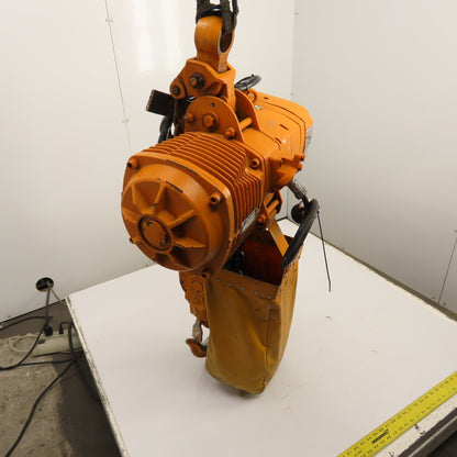Harrington ES3B-4105 5-Ton 10,000LB Electric Chain Hoist 2-Speed 3PH 15' Lift