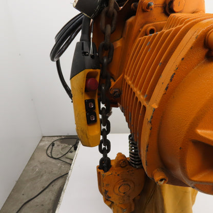 Harrington ES3B-4105 5-Ton 10,000LB Electric Chain Hoist 2-Speed 3PH 15' Lift