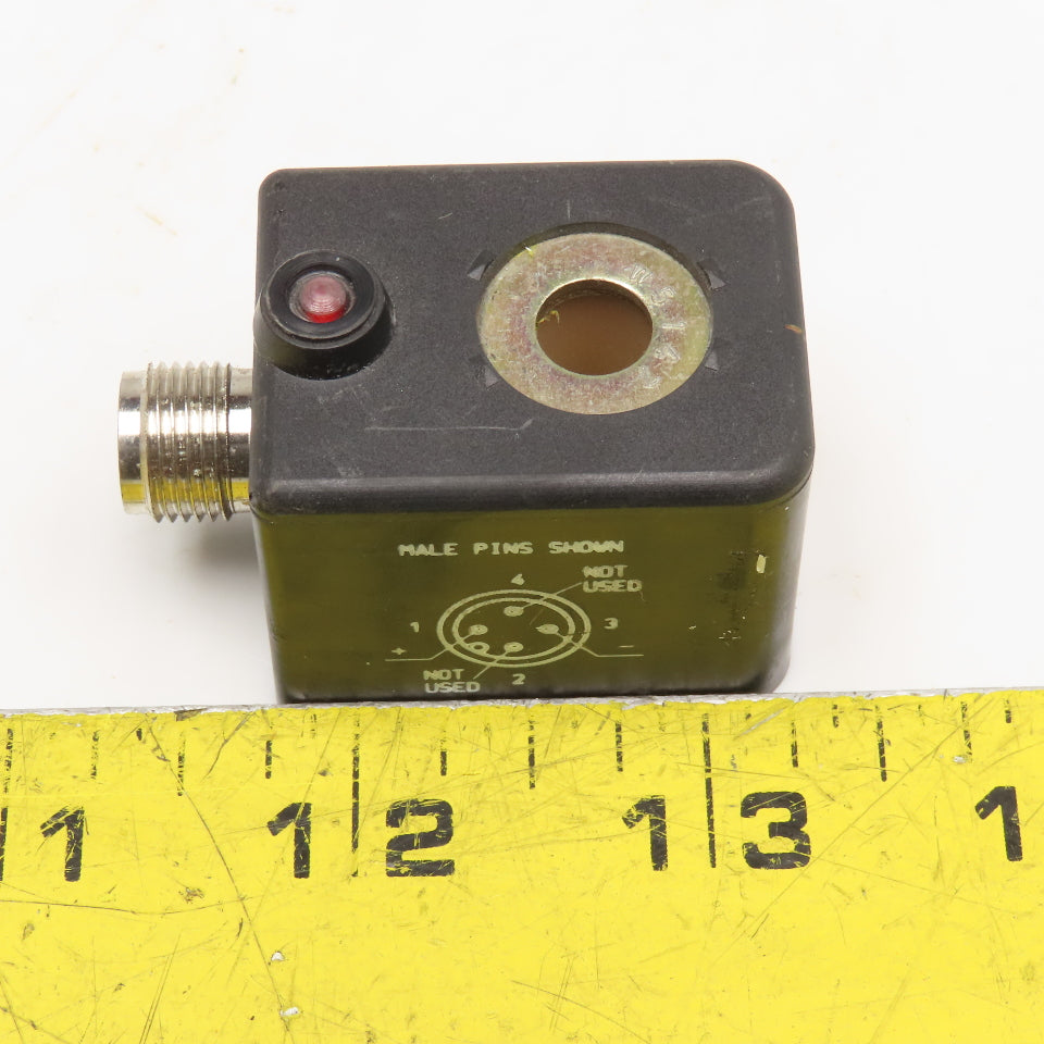 Rexroth 24VDC 2.7W 100% ED Coil For 21/64" Valve Stem