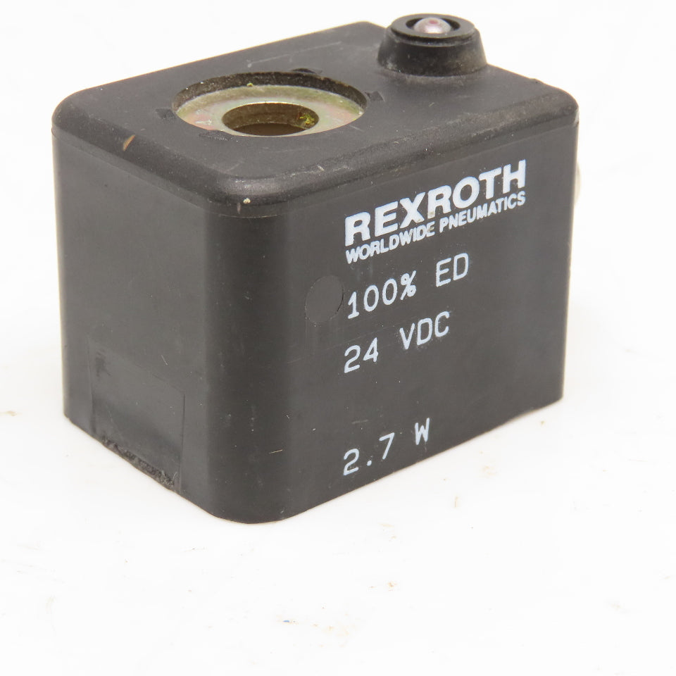 Rexroth 24VDC 2.7W 100% ED Coil For 21/64" Valve Stem