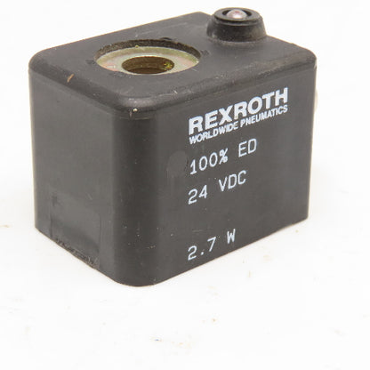 Rexroth 24VDC 2.7W 100% ED Coil For 21/64" Valve Stem