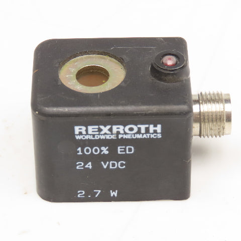 Rexroth 24VDC 2.7W 100% ED Coil For 21/64" Valve Stem