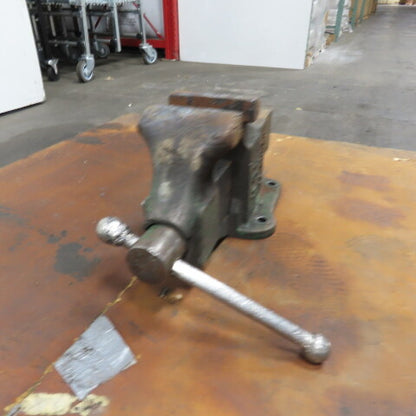 Hollands 16H 6" Jaws x 11" Open Heavy Duty Stationary Bench Vise USA