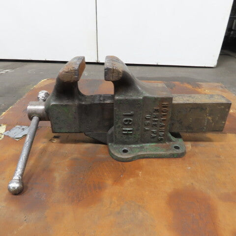 Hollands 16H 6" Jaws x 11" Open Heavy Duty Stationary Bench Vise USA