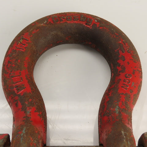 Crosby 17T 1-1/2" Screw Pin Anchor Lifting Shackle 17 Ton