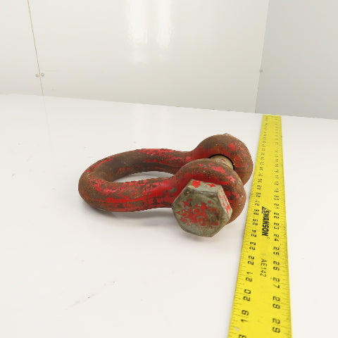 Crosby 17T 1-1/2" Screw Pin Anchor Lifting Shackle 17 Ton