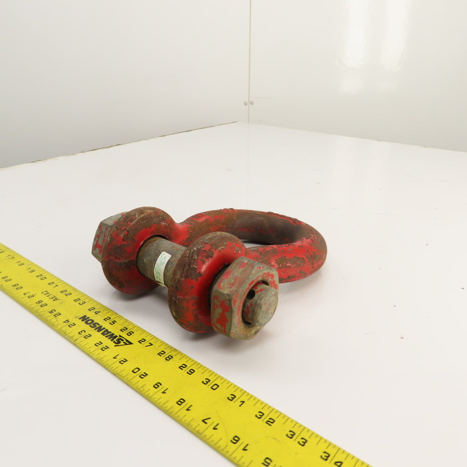Crosby 17T 1-1/2" Screw Pin Anchor Lifting Shackle 17 Ton