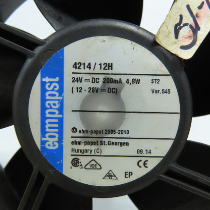 EBM Papst 4214/12H 24VDC 4.8W Cabinet Computer Cooling Fan Lot Of 3
