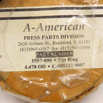A-American 1557-000 C085210-0007 Nip Ring 4.478" OD 3:2