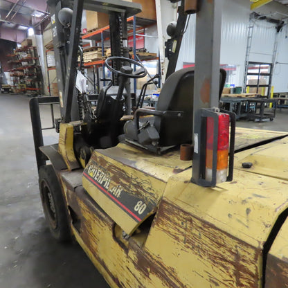Caterpillar GP50 11,000LB Forklift 2 Stage LPG Gas 120" Lift 65" x 6" Forks