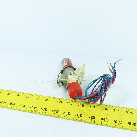 SOR Static-O-Ring 6AG-EF3 Pressure Switch 12-100 PSI