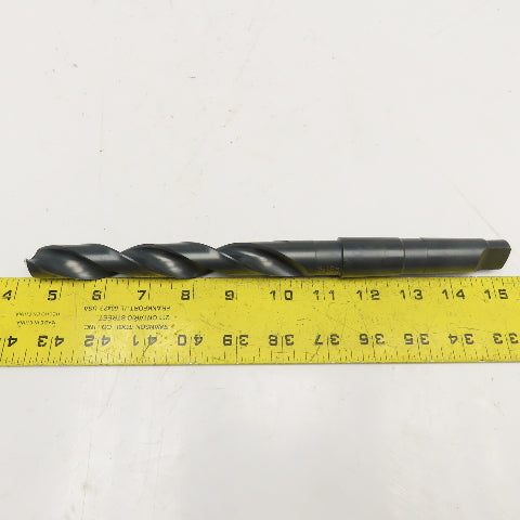 Precision Twist Drill 53/64" Diameter 2 Flute HSS Drill Bit MT3 Shank 11" OAL