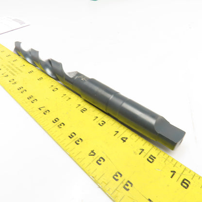 Precision Twist Drill 53/64" Diameter 2 Flute HSS Drill Bit MT3 Shank 11" OAL