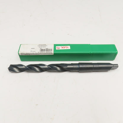 Precision Twist Drill 53/64" Diameter 2 Flute HSS Drill Bit MT3 Shank 11" OAL