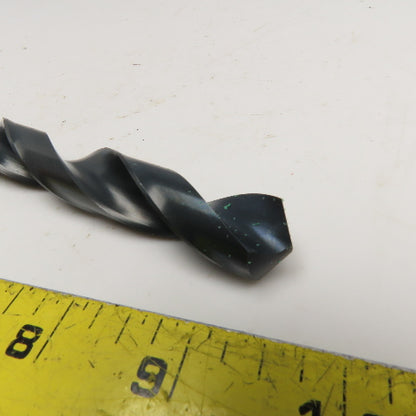 Precision Twist Drill 43/64" Diameter 2 Flute HSS Drill Bit MT2 Shank 9-1/4" OAL