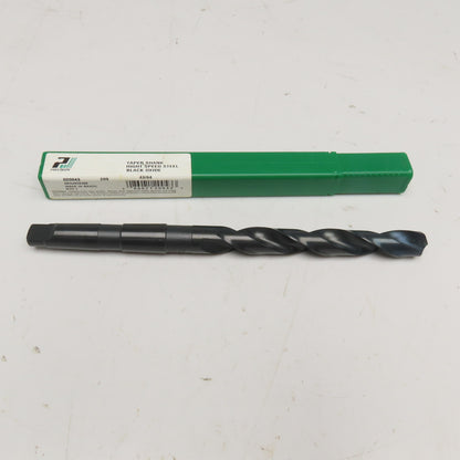 Precision Twist Drill 43/64" Diameter 2 Flute HSS Drill Bit MT2 Shank 9-1/4" OAL
