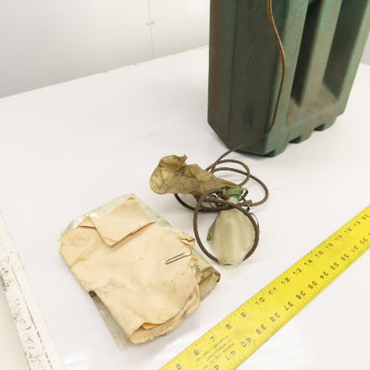 Hudson No. 5025 Vintage Portable Life Saver Unit Cylinder & Case