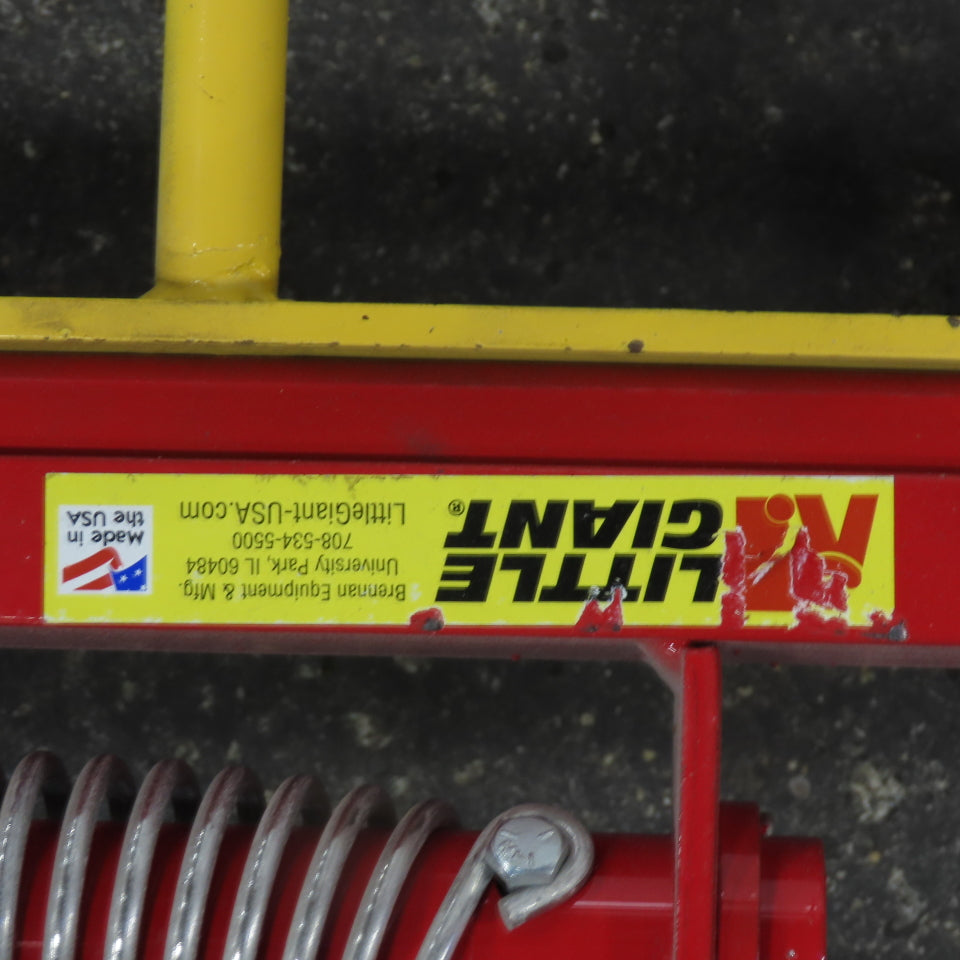 Little Giant 14' Steel 14-Rung Wall Mount Ladder 17-1/2" Wide