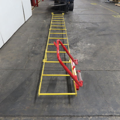 Little Giant 14' Steel 14-Rung Wall Mount Ladder 17-1/2" Wide