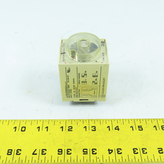 Allen Bradley 700-HTM12KZ24 Ser A Multi-Range Timer ON Delay 24VDC 5A 120VAC