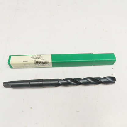 Precision Twist Drill 21/32" HSS Drill Bit Morse Taper 2 MT2 Shank 9" OAL