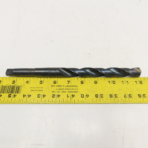 Precision Twist Drill 47/64" HSS Drill Bit Morse Taper 2 MT2 Shank 9-3/4" OAL