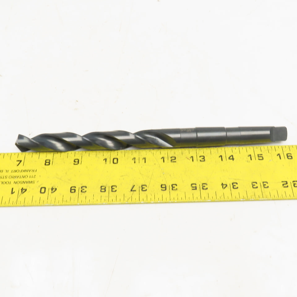 Precision Twist Drill 11/16" HSS Drill Bit Morse Taper 2 MT2 Shank 9-1/4" OAL