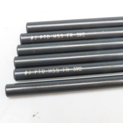 Precision Twist Drill "J" 0.2770" OD Extra Length HSS Drill Bit 6" OAL Lot Of 6