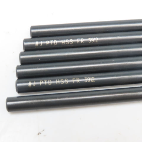 Precision Twist Drill "J" 0.2770" OD Extra Length HSS Drill Bit 6" OAL Lot Of 6