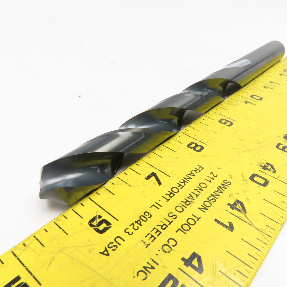 Titan Twist Drill CD40038 19/32" HSS Drill Bit 7-1/4" OAL