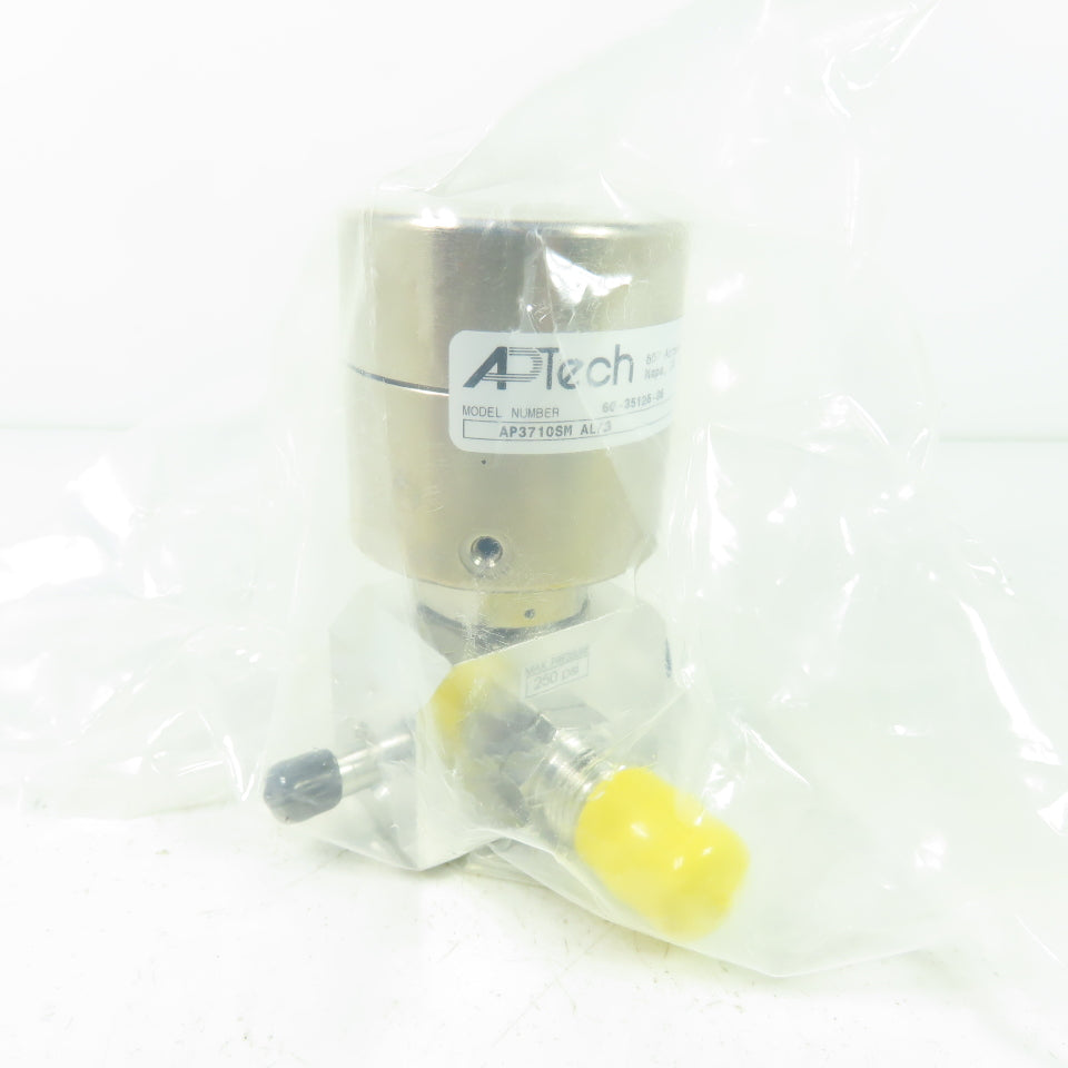 AP Tech AP3710SM AL/3 1/2" Pneumatic Diaphragm Valve 250PSI NEW