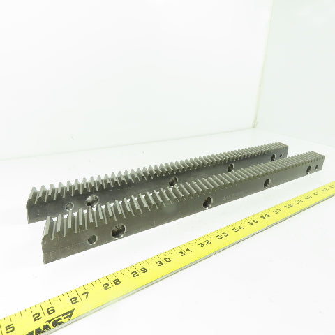 3831050 7 136836 30mm x 29mm Gear Rack 510mm OAL 20° Angle Lot Of 2