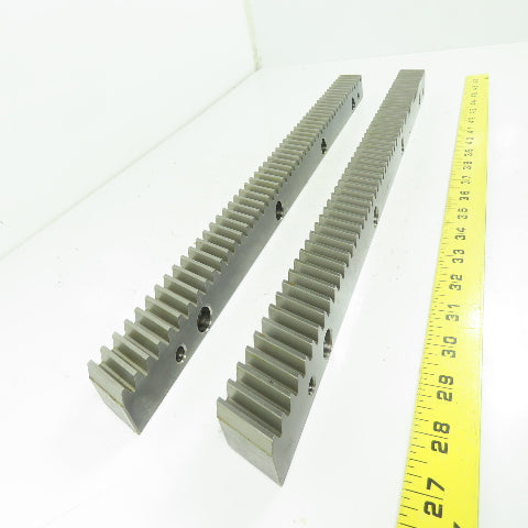 3831050 7 136836 30mm x 29mm Gear Rack 510mm OAL 20° Angle Lot Of 2
