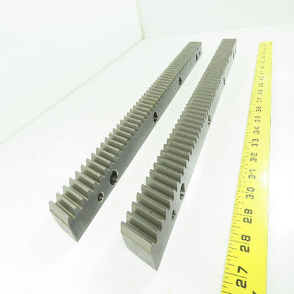 3831050 7 136836 30mm x 29mm Gear Rack 510mm OAL 20° Angle Lot Of 2