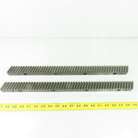 3831050 7 136836 30mm x 29mm Gear Rack 510mm OAL 20° Angle Lot Of 2
