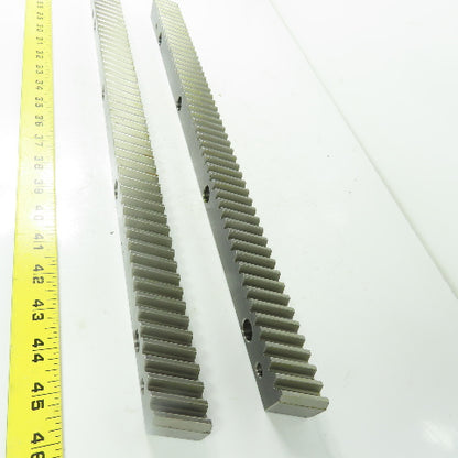 3831050 7 136836 30mm x 29mm Gear Rack 510mm OAL 20° Angle Lot Of 2